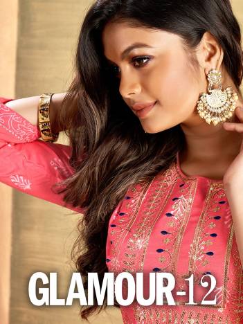 Glamour Vol 12 By Banwery Designer Embroidered Kurti Collection